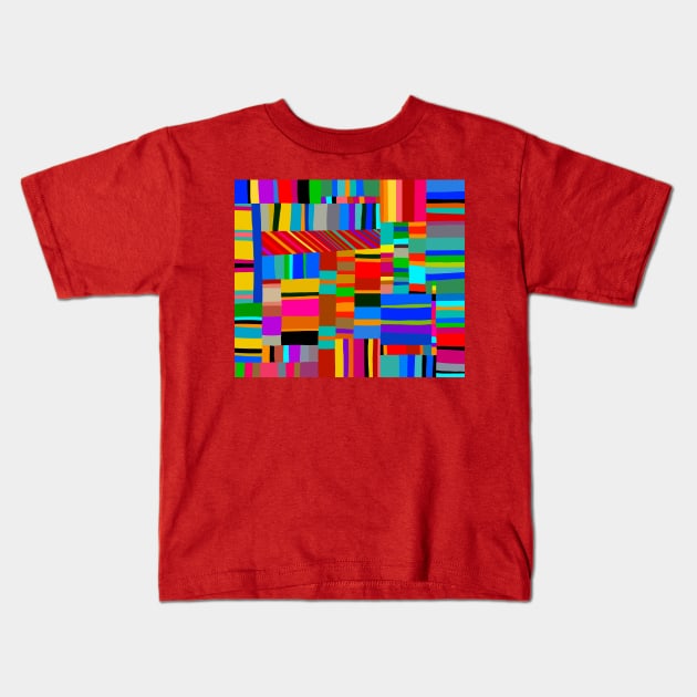 Kuna Mola Tropical Folk Art Kids T-Shirt by Esprit-Mystique